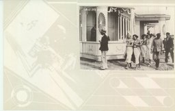 （哈爾濱)松花江岸（茶房）と露人