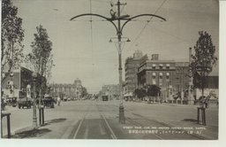 (大連)ブロードウェイ、常盤橋附近の繁華街