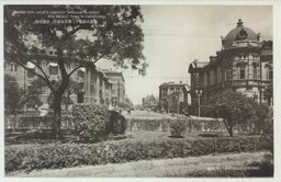 大連大山通り・右正金銀行・左淲信局