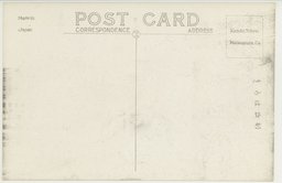 裏面_奉天ヤマトホテル玄関より正金銀行　警察署・三井物産等大建築物の盛観