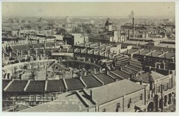 (奉天)市内の南東方面展望、遥かに忠靈塔を望む