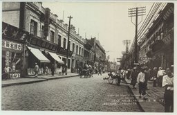 熱閙に燦々と降る陽光．客馬車は真昼の夢を乗せて。(傅家甸正陽街)