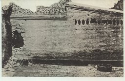 (南嶺戦蹟)独立守備隊の一部が攻撃せる歩兵営南側囲壁