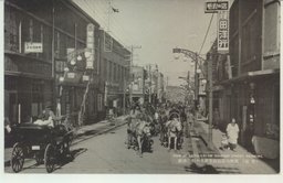 (新京)新興の意気高きダイヤ街の盛観