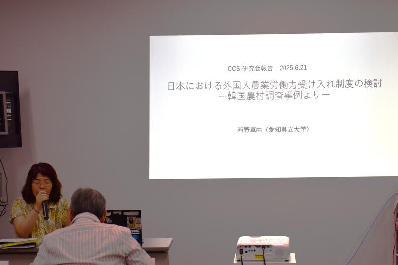 西野真由教授講演風景